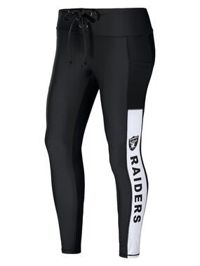 WEAR by Erin Andrews Las Vegas Raiders Black Legging Size Small